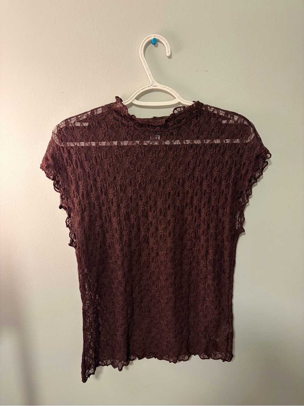 Lace Short-Sleeve Top